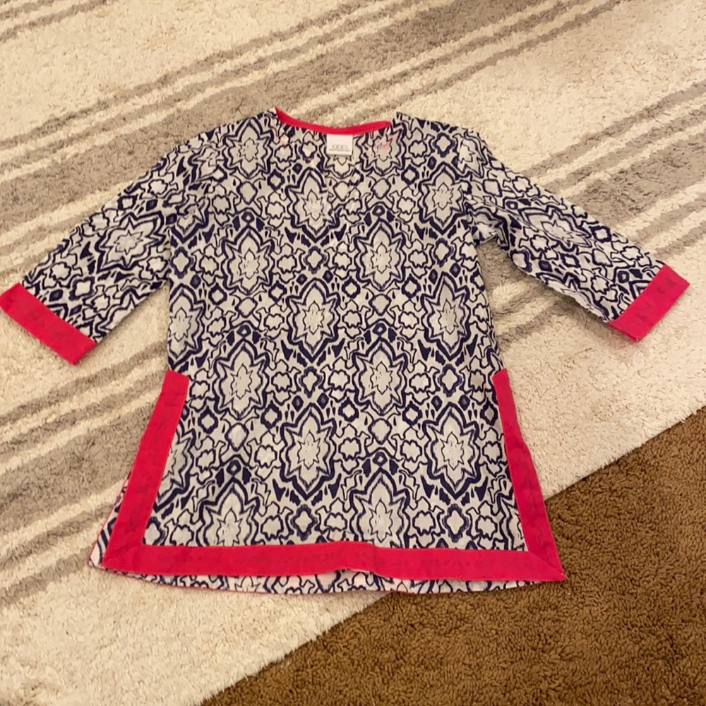 Egg by Susan Lazar caftan XS nwot